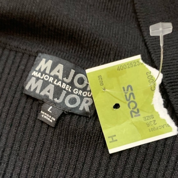 Nwt - Juniors Black Zip up Cardigan - Picture 5 of 5